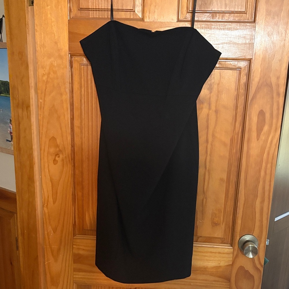 Elegant Black Strapless Dress